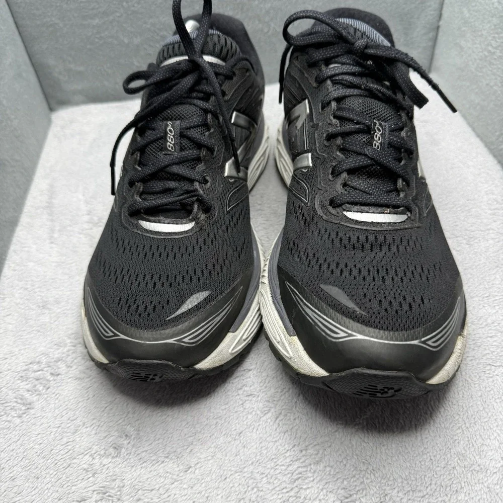 New Balance 880v7 Black Silver Running Shoes M880BK7 Men's Size 12.5 2E Wide